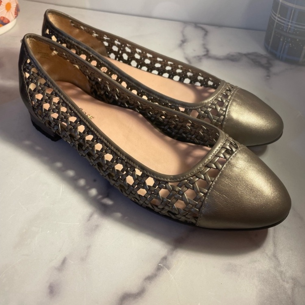 Taryn Rose Flats with Woven Design